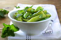 Green Beans w/ Blackened Sage and Hazelnuts